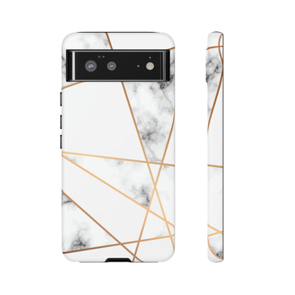 Marble Geometric Android Case (Protective) Google Pixel 6 Matte Phone Case