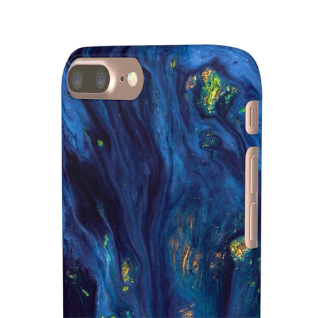 Green Opal Ink Art iPhone Case (Slim) Phone Case