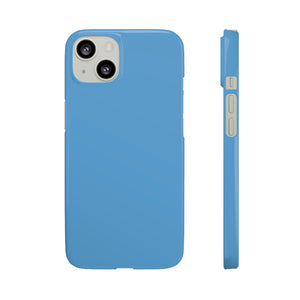 Carolina Blue iPhone Case (Slim) iPhone 13 Glossy Phone Case