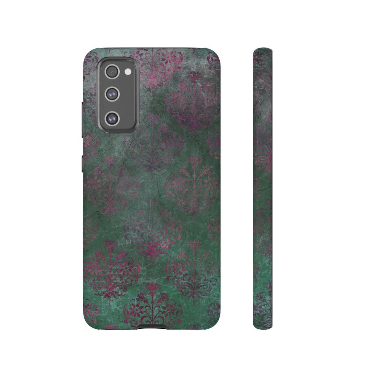 Damask Gothic Flower Samsung Case (Protective) Samsung Galaxy S20 FE Matte Phone Case