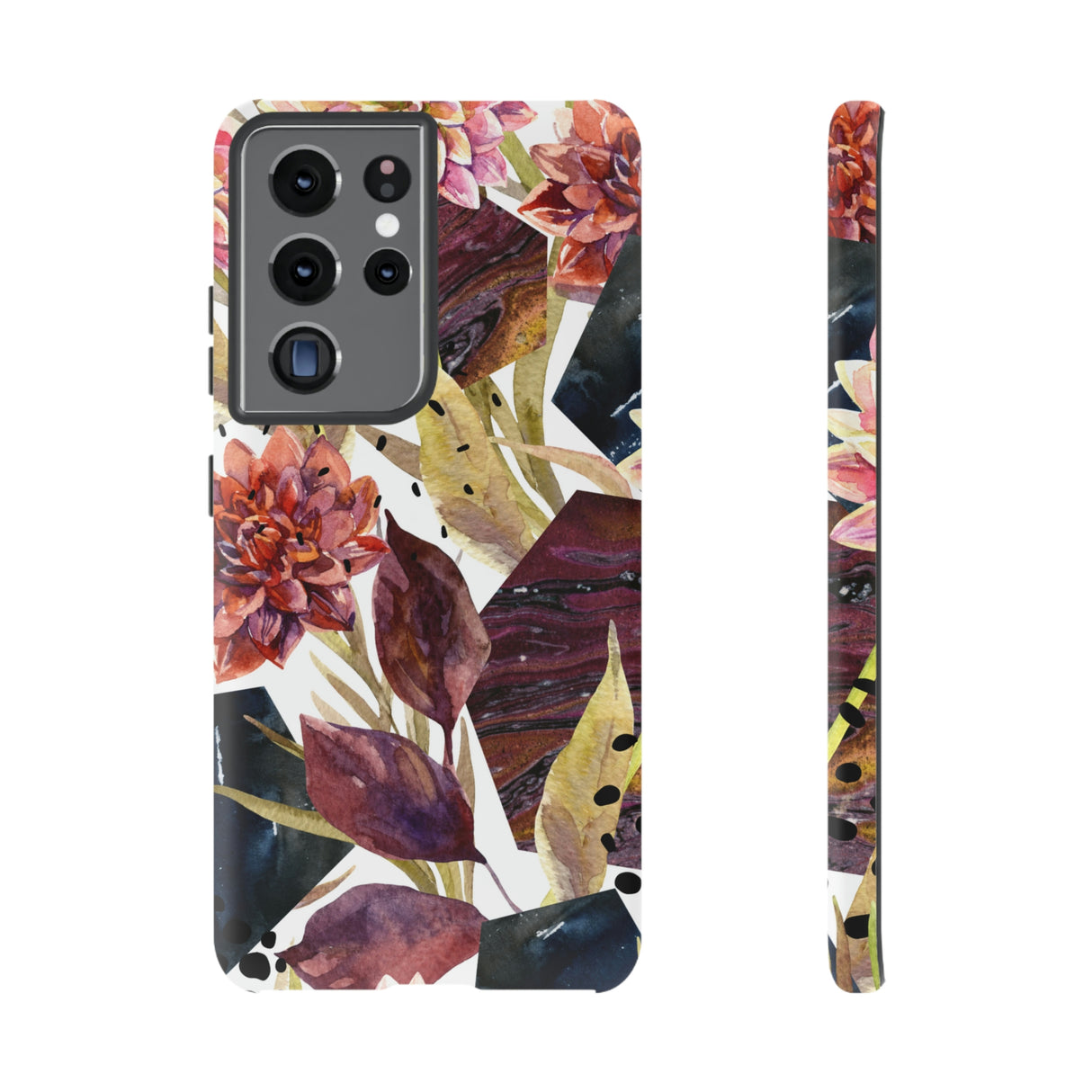 Autumn Floral Android Case (Protective) Samsung Galaxy S21 Ultra Matte Phone Case