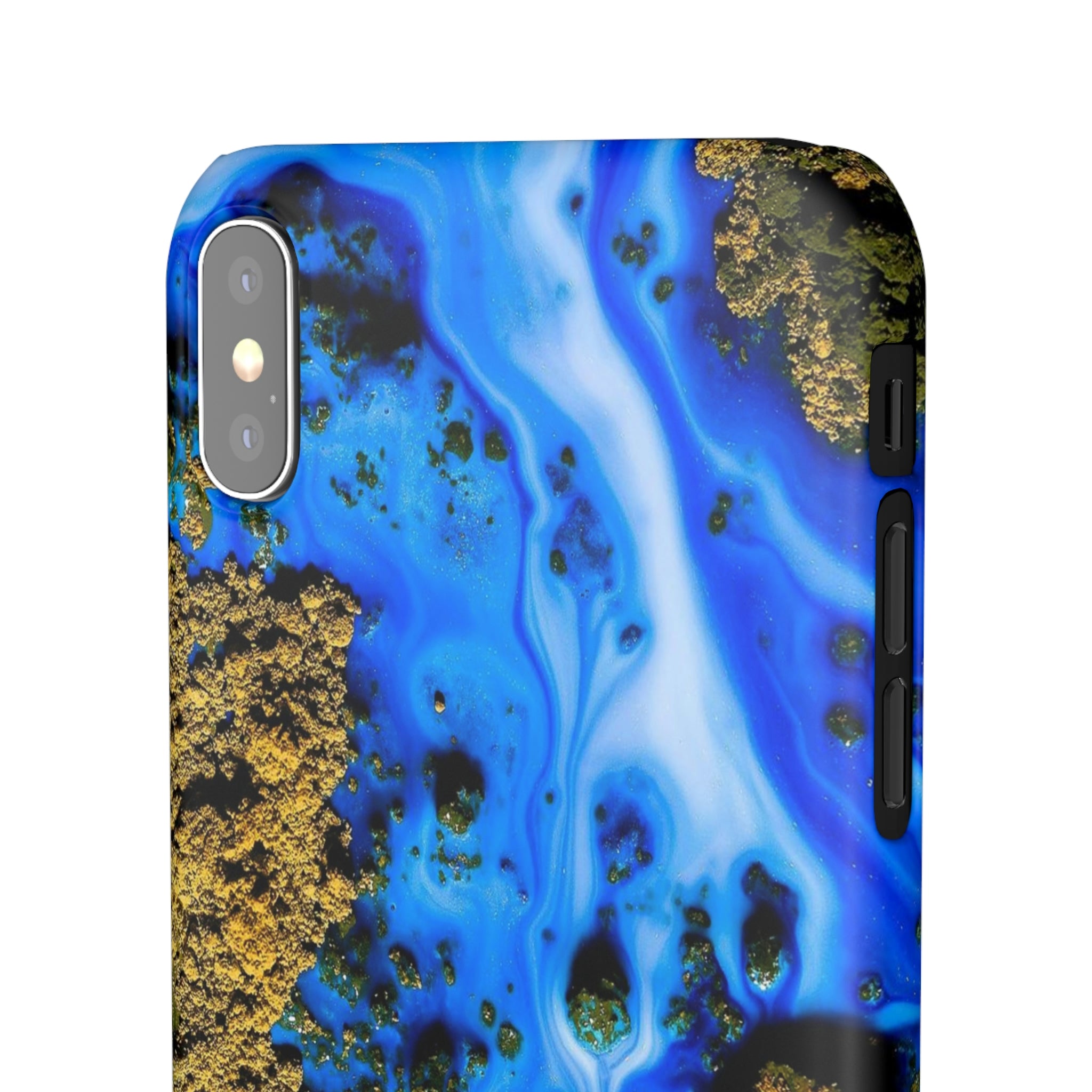 Blue River Ink Art iPhone Case (Slim) Phone Case