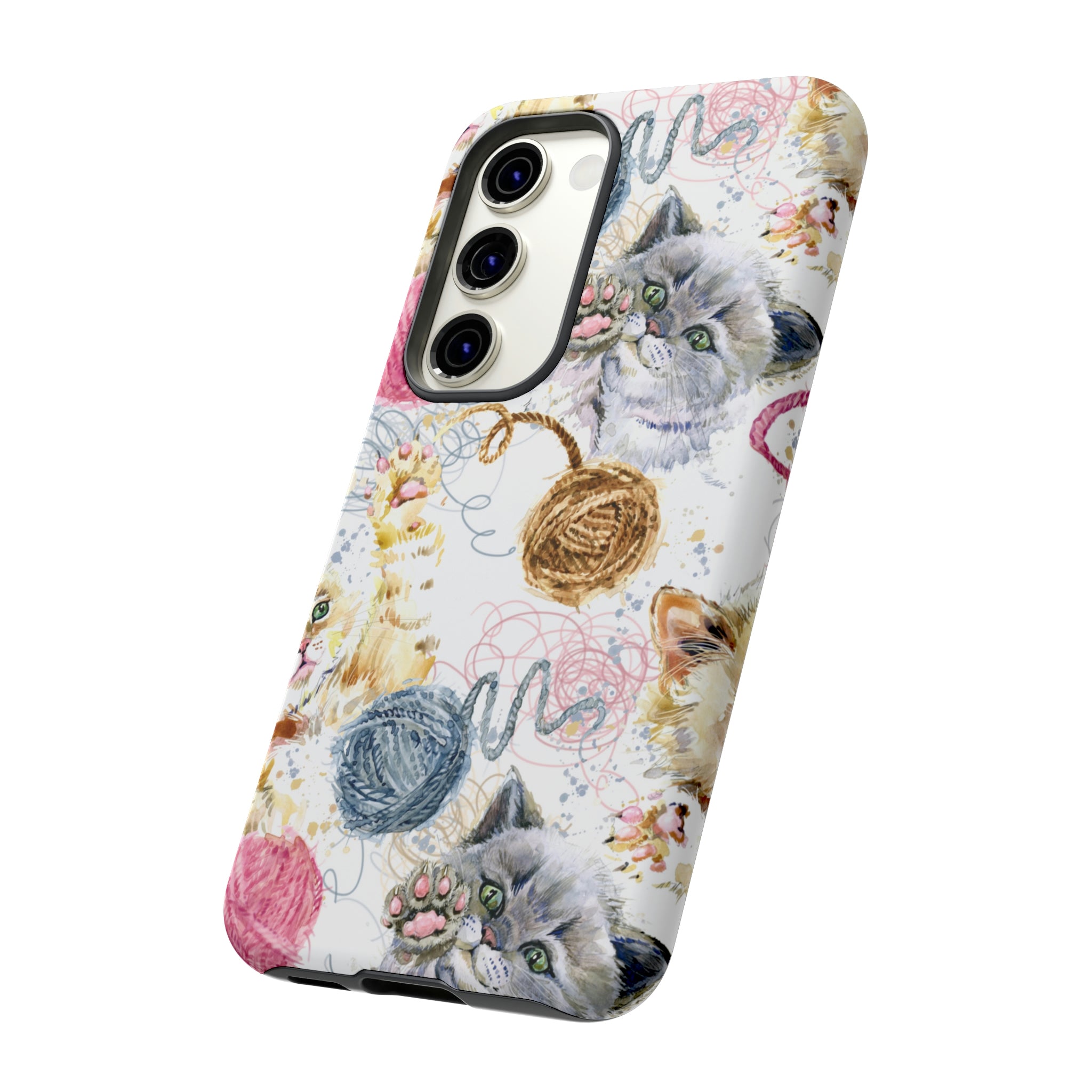 Cute Kitten Pattern Android Case (Protective) Phone Case