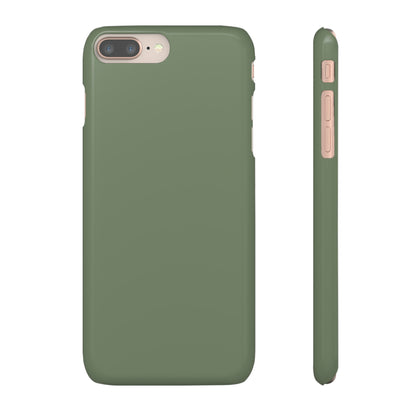 Camouflage Green iPhone Case (Slim) iPhone 8 Plus Glossy Phone Case