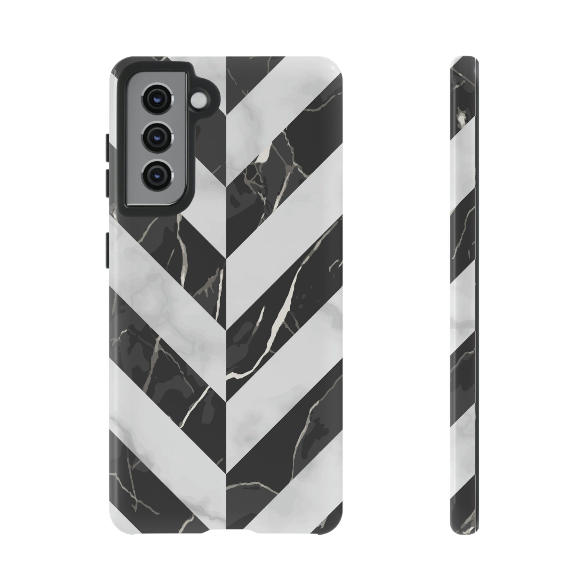 Herringbone Android Case (Protective) Samsung Galaxy S21 Glossy Phone Case