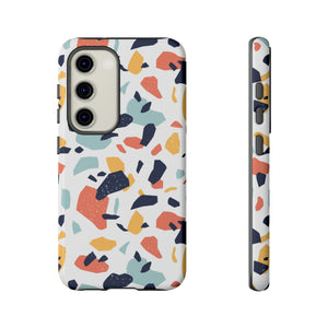 Colorful Terrazzo Android Case (Protective) Samsung Galaxy S23 Glossy Phone Case