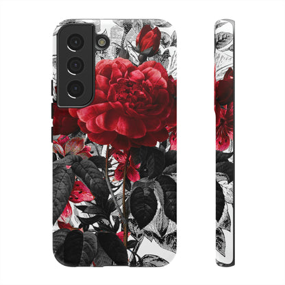 Grunicked Gothic Flower Samsung Case (Protective) Samsung Galaxy S22 Matte Phone Case