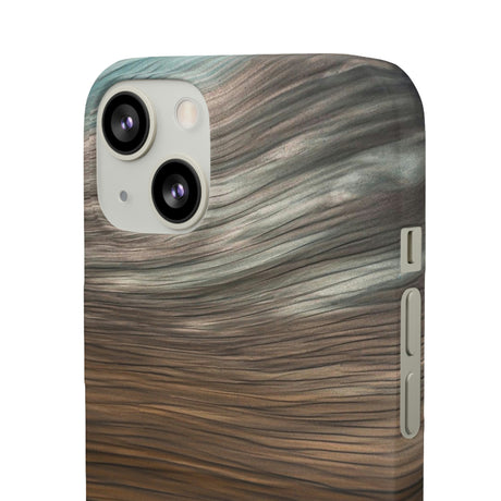 Silver Ink Art iPhone Case (Slim) Phone Case