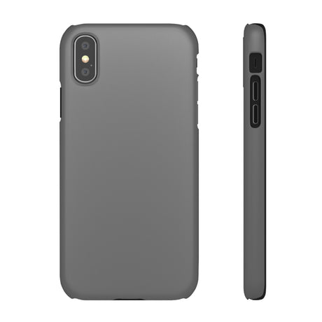 Dim Gray iPhone Case (Slim) iPhone XS Matte Phone Case