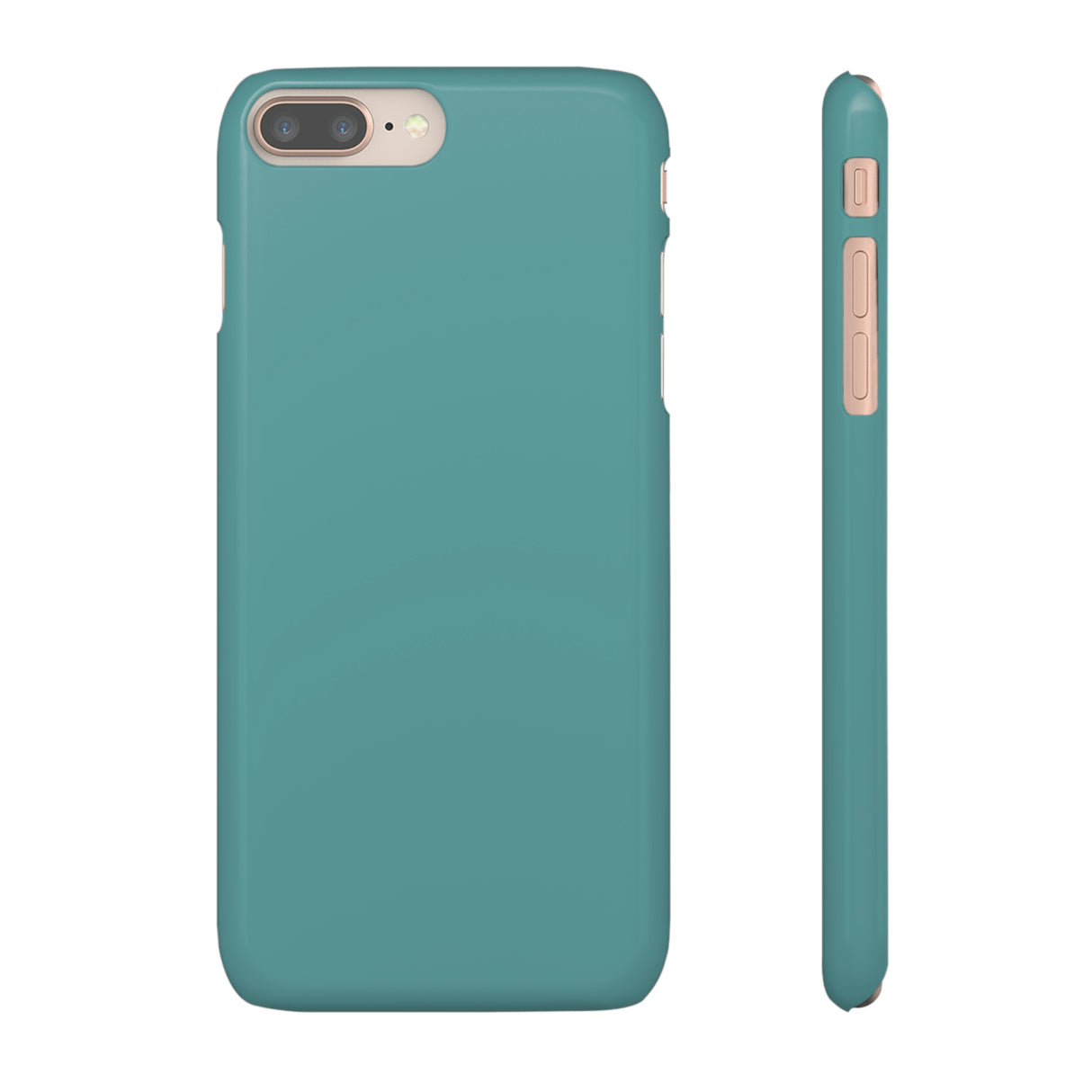 Cadet Blue iPhone Case (Slim) iPhone 8 Plus Glossy Phone Case