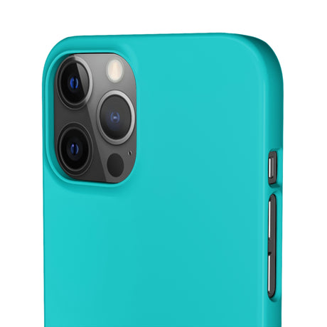 Dark Turquoise iPhone Case (Slim) Phone Case