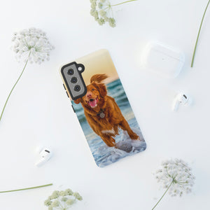 Happy Beach Dog Android Case (Protective) Phone Case