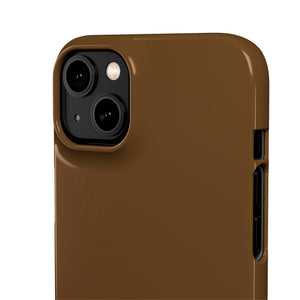 Dark Brown iPhone Case (Slim) Phone Case