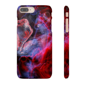 Red Marble iPhone Case (Slim) iPhone 8 Plus Matte Phone Case