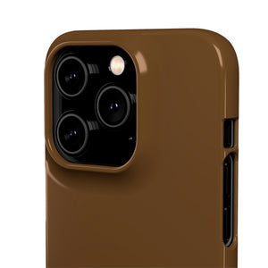 Dark Brown iPhone Case (Slim) Phone Case