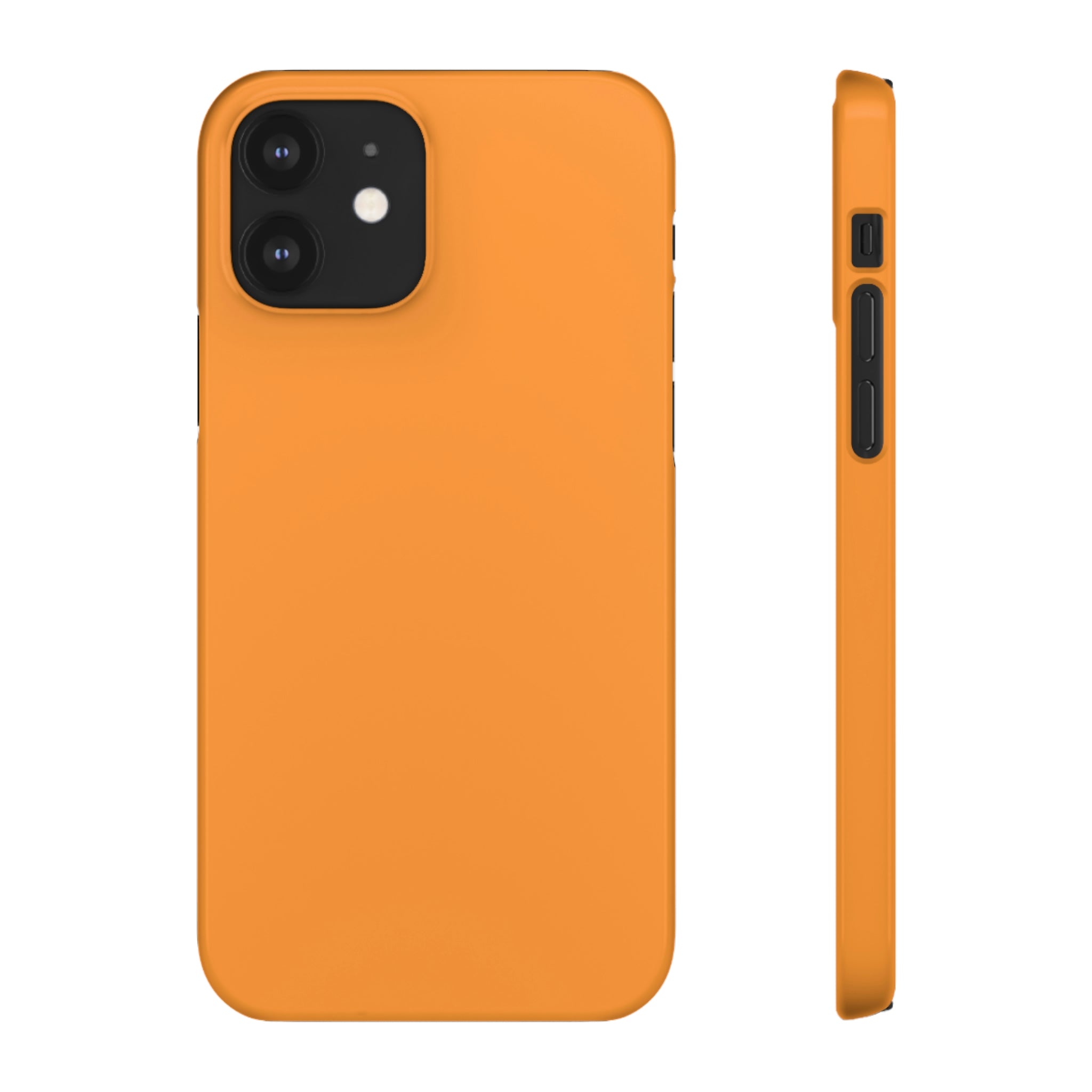 Deep Saffron iPhone Case (Slim) iPhone 12 Glossy Phone Case