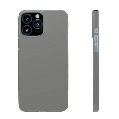 Battleship Gray iPhone Case (Slim) iPhone 13 Pro Max Glossy Phone Case