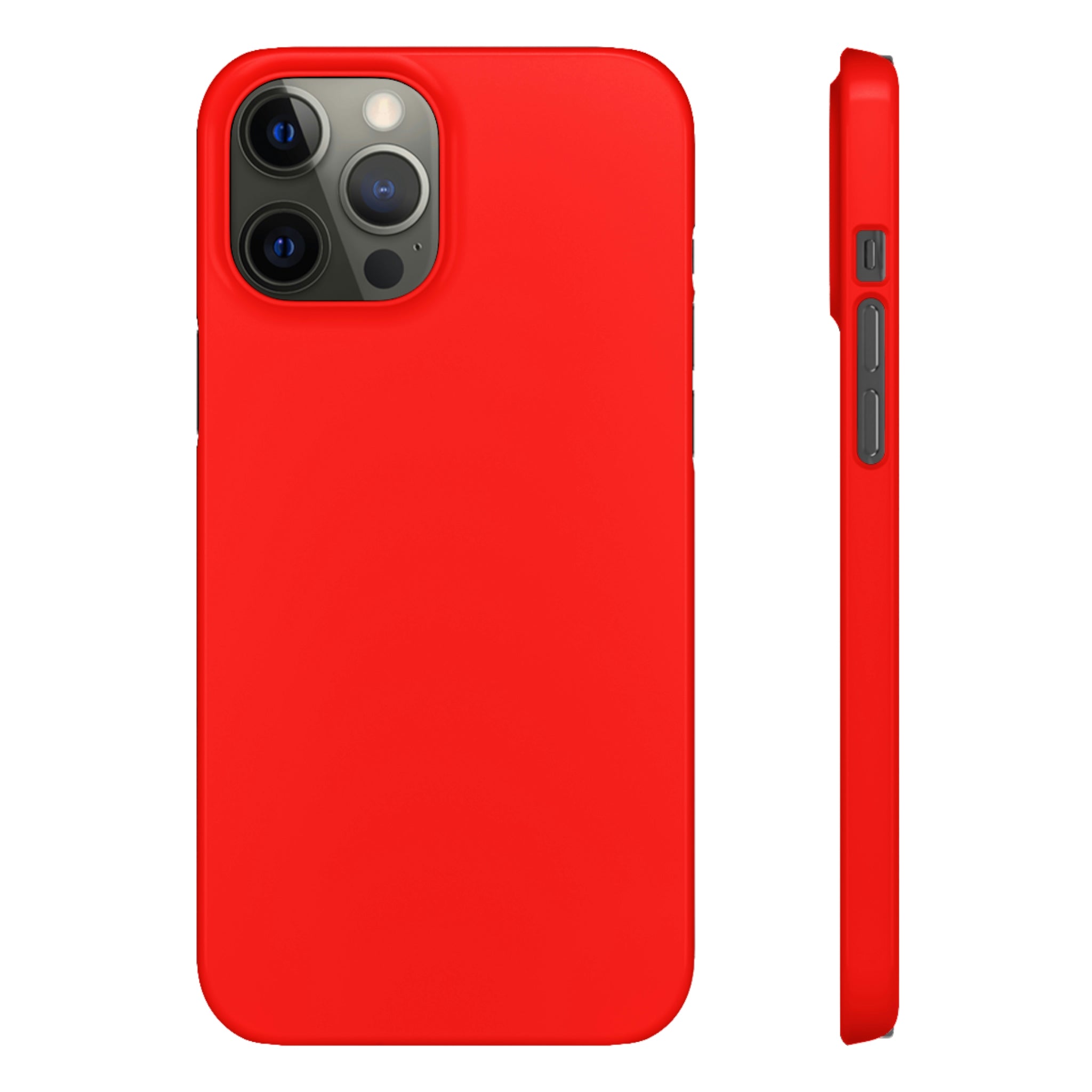 Candy Apple Red iPhone Case (Slim) iPhone 12 Pro Max Glossy Phone Case