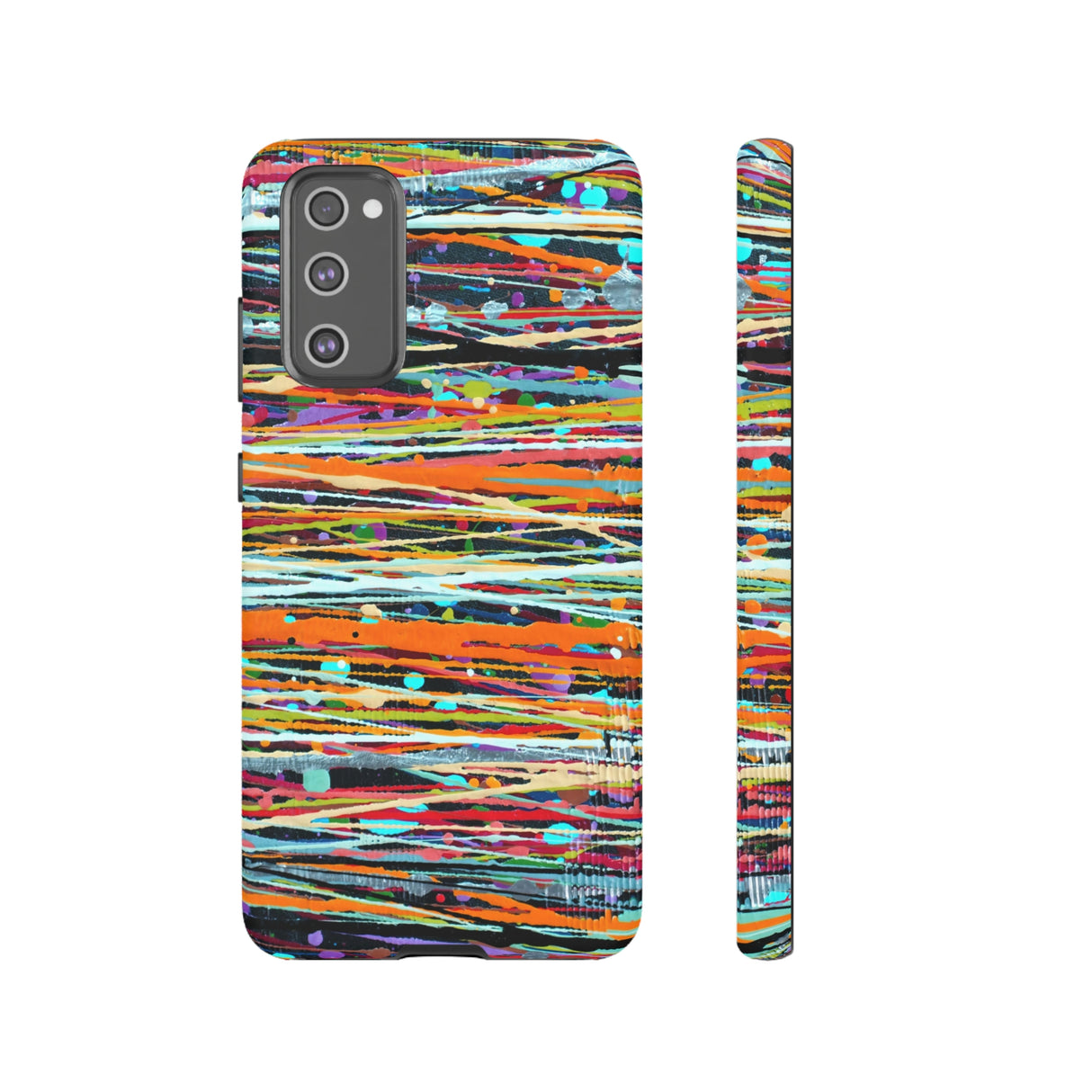 Stripe Art Android Case (Protective) Samsung Galaxy S20 FE Matte Phone Case