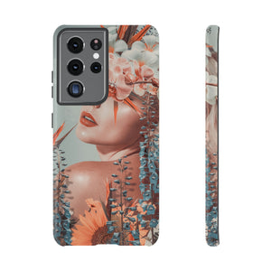 Contemporary Flowers Android Case (Protective) Samsung Galaxy S21 Ultra Glossy Phone Case