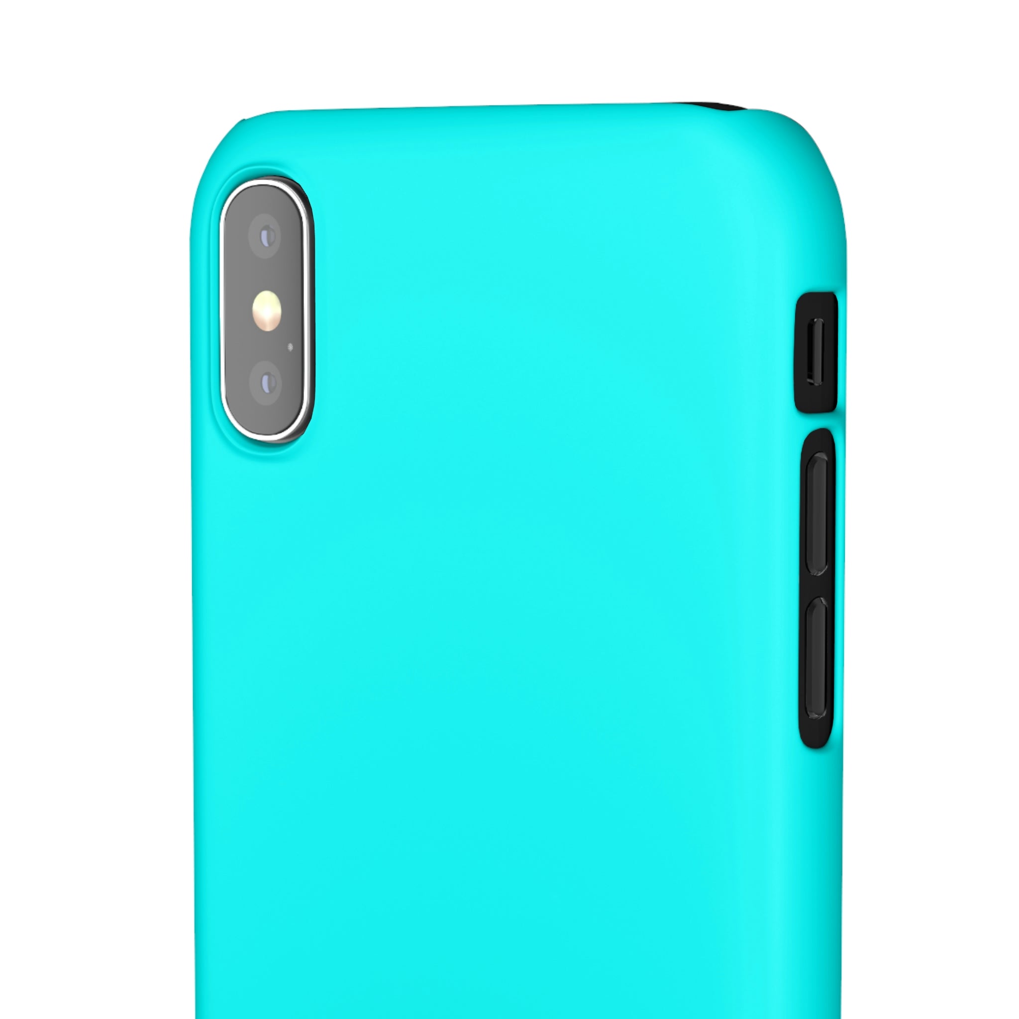 Aqua Blue iPhone Case (Slim) Phone Case