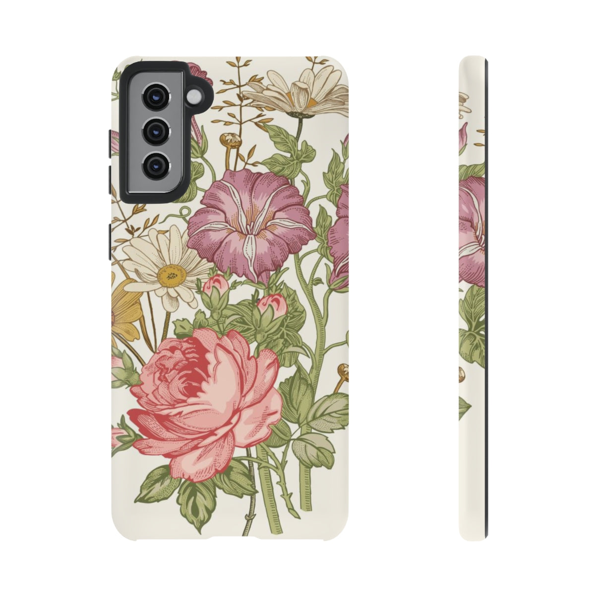 Bouquet Rose Vintage Flower Samsung Case (Protective) Samsung Galaxy S21 Plus Matte Phone Case