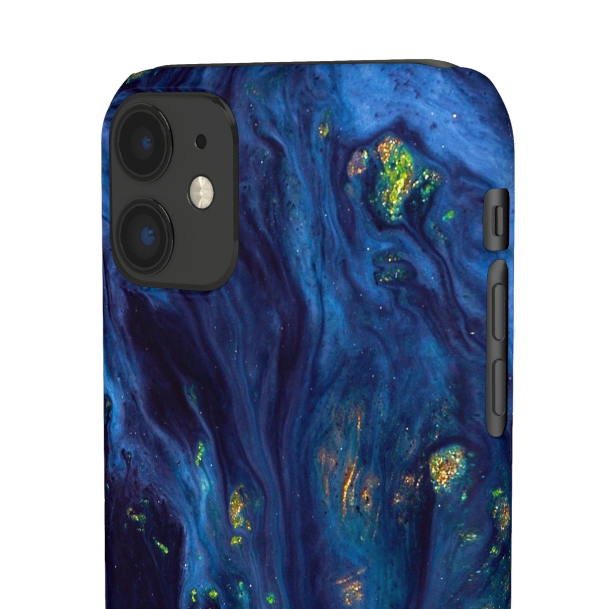 Green Opal Ink Art iPhone Case (Slim) Phone Case