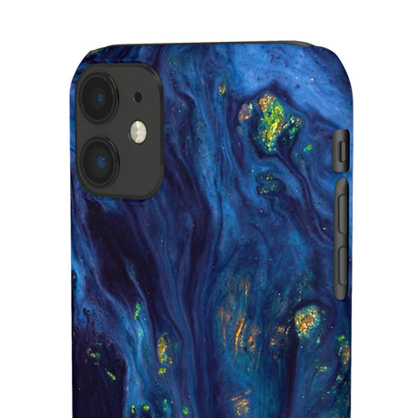 Green Opal Ink Art iPhone Case (Slim) Phone Case