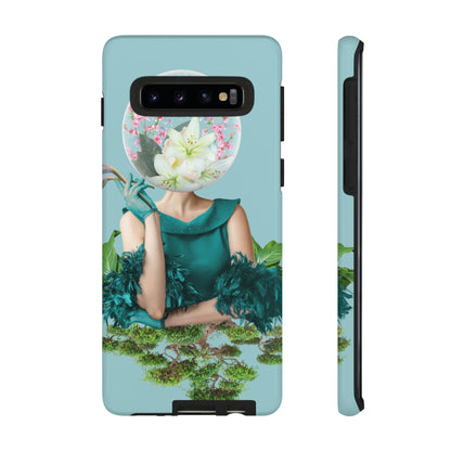 Contemporary Portrait Android Case (Protective) Samsung Galaxy S10 Glossy Phone Case