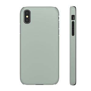 Ash Grey iPhone Case (Slim) iPhone X Glossy Phone Case