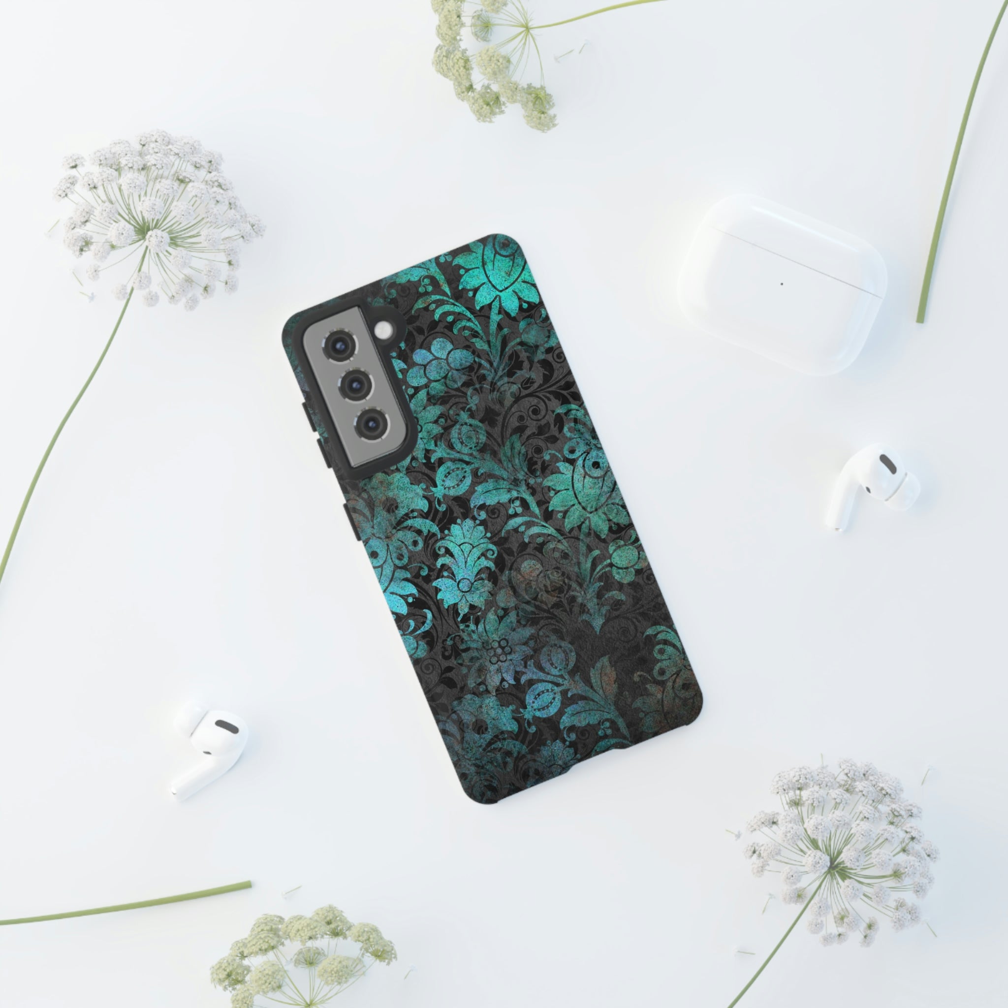 Shse Gothic Flower Samsung Case (Protective) Phone Case