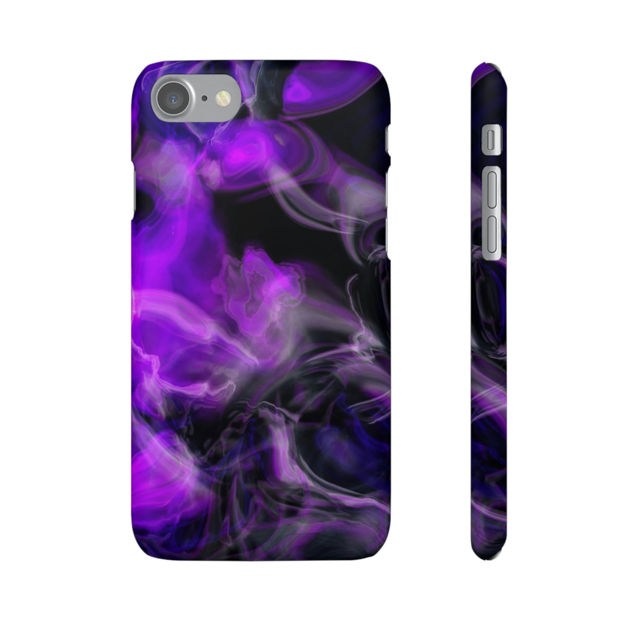 Purple Marble iPhone Case (Slim) iPhone 7 Matte Phone Case