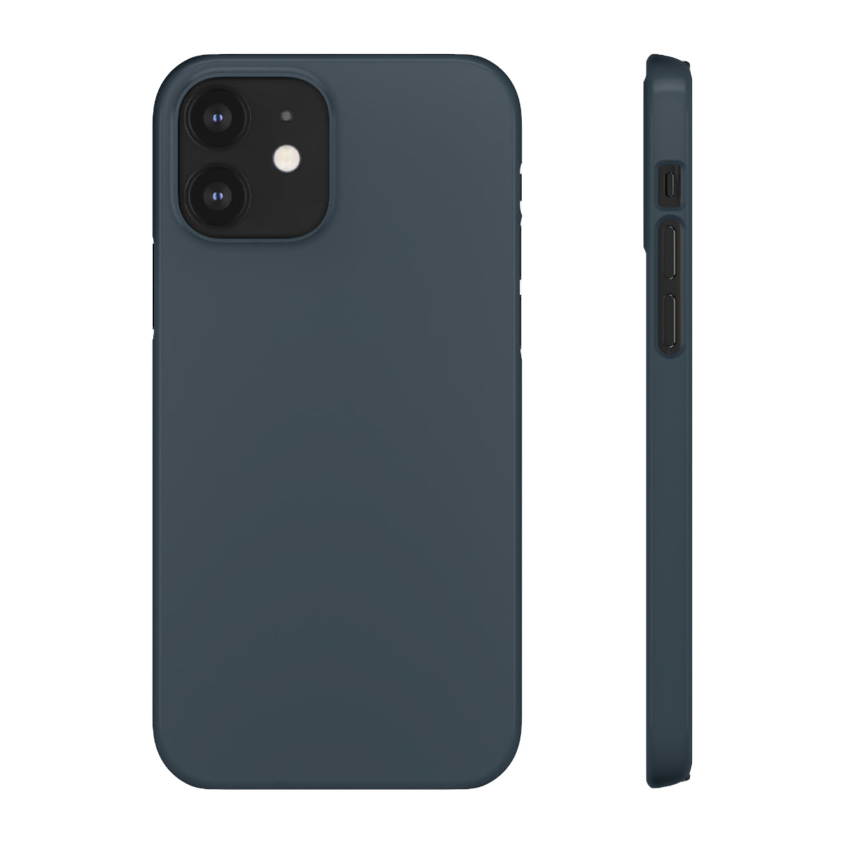 Charcoal iPhone Case (Slim) iPhone 12 Glossy Phone Case