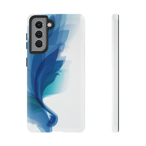 Blue Feathers Android Case (Protective) Samsung Galaxy S21 Matte Phone Case