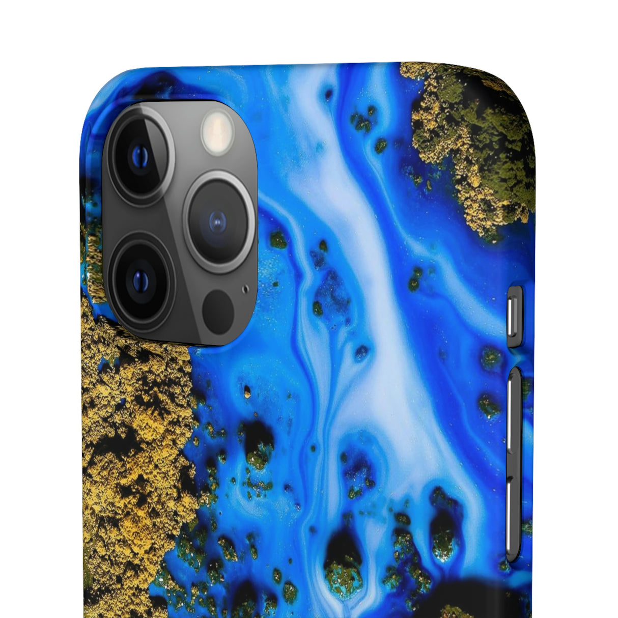 Blue River Ink Art iPhone Case (Slim) Phone Case