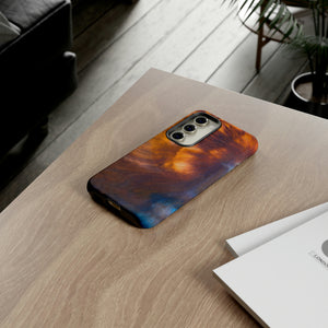 Solar Flare Ink Art Android Case (Protective) Phone Case