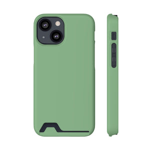 Dark Sea Green iPhone Case (Card) iPhone 13 Mini Matte With gift packaging Phone Case