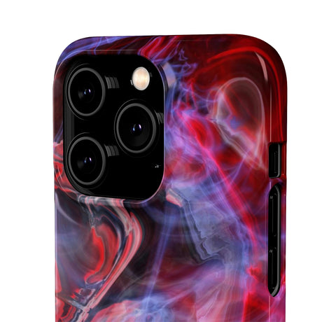 Red Marble iPhone Case (Slim) Phone Case