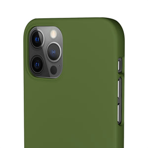 Dark Olive Green iPhone Case (Slim) Phone Case