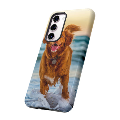 Happy Beach Dog Android Case (Protective) Phone Case