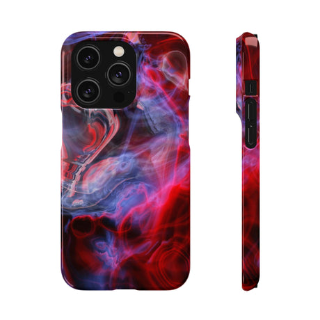 Red Marble iPhone Case (Slim) iPhone 14 Pro Glossy Phone Case