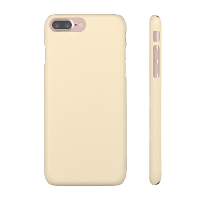 Blanched Almond iPhone Case (Slim) iPhone 7 Plus Glossy Phone Case