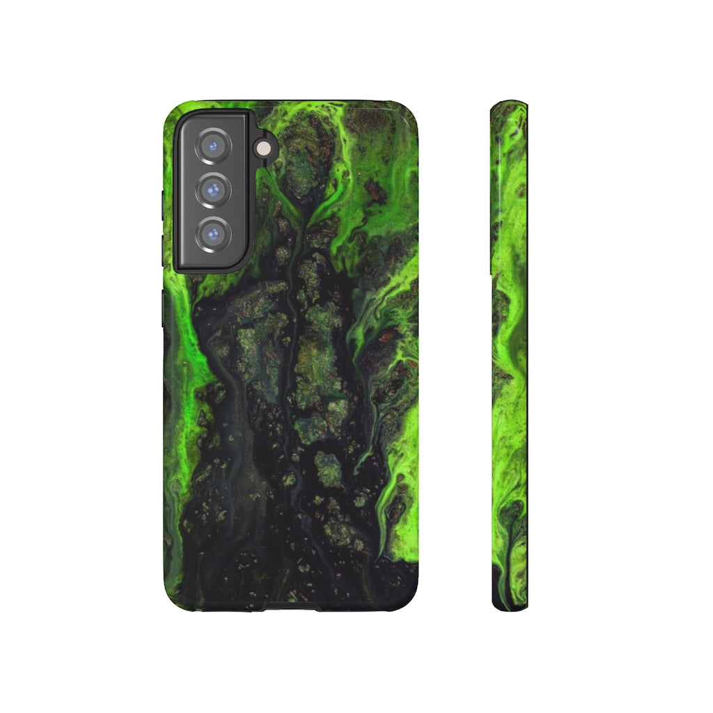 Toxic Ink Art Android Case (Protective) Samsung S21 FE Glossy Phone Case