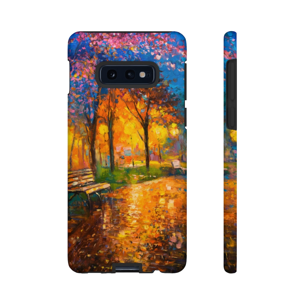 Oil painting - Autumn Landscape Samsung Case (Protective) Samsung Galaxy S10E Matte Phone Case