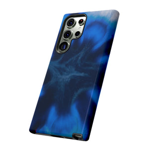 Blue Star Marble Ink Art Android Case (Protective) Phone Case