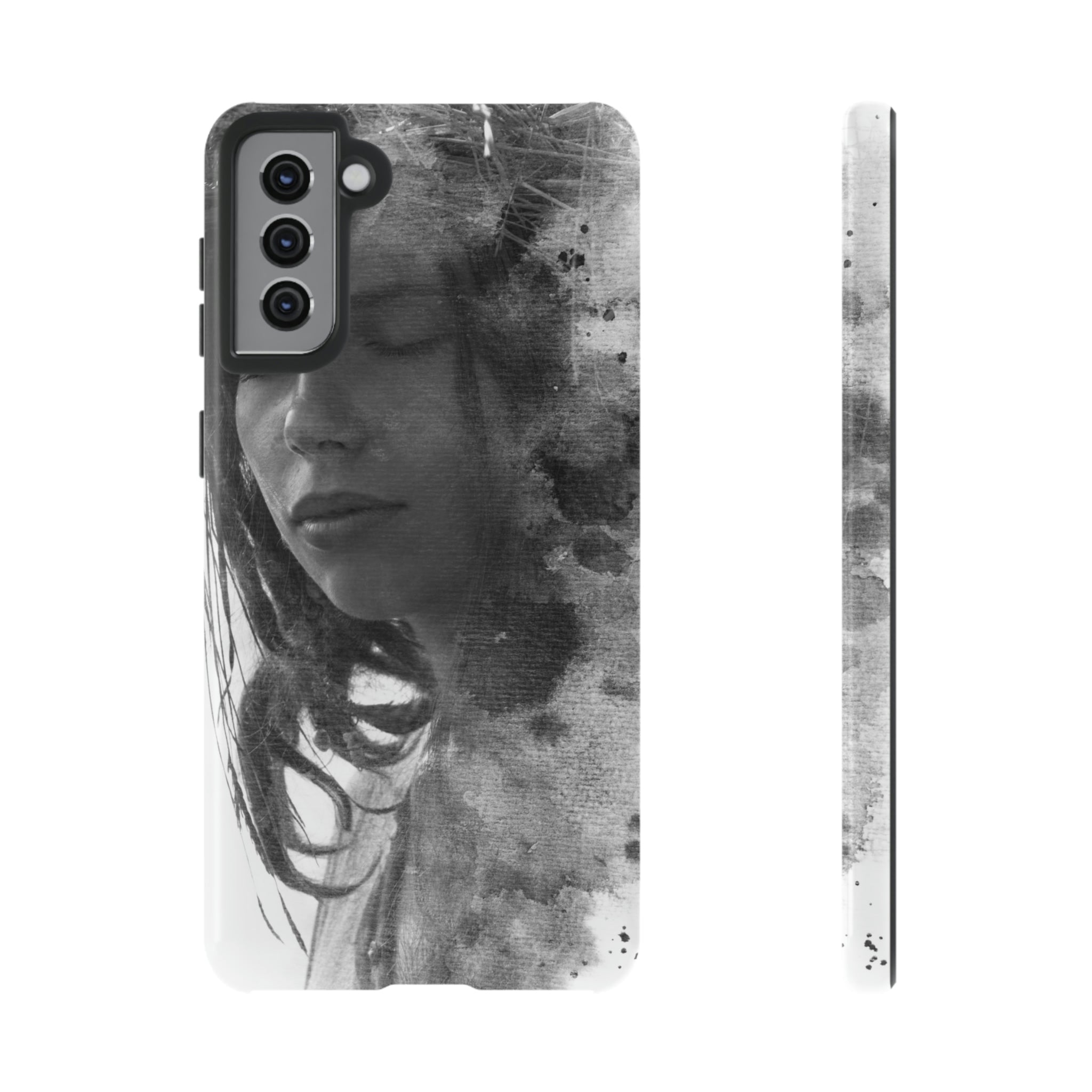 Portrait Lady Android Case (Protective) Samsung Galaxy S21 Plus Glossy Phone Case