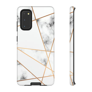 Marble Geometric Android Case (Protective) Samsung Galaxy S20 Glossy Phone Case