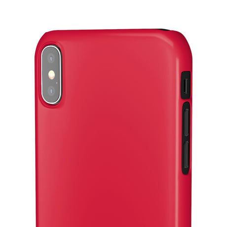 Crimson Red iPhone Case (Slim) Phone Case