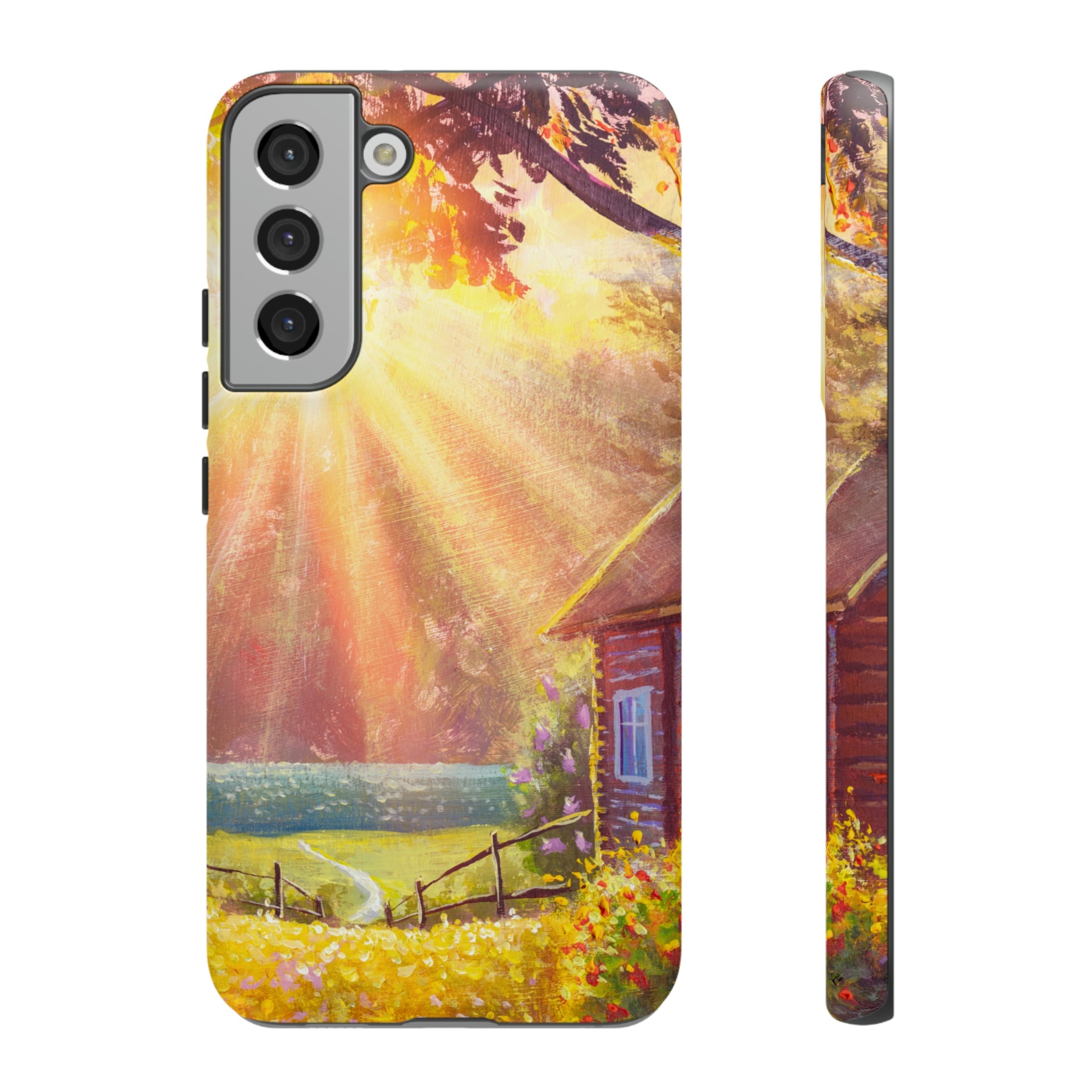 Flower Bushes Android Case (Protective) Samsung Galaxy S22 Plus Matte Phone Case