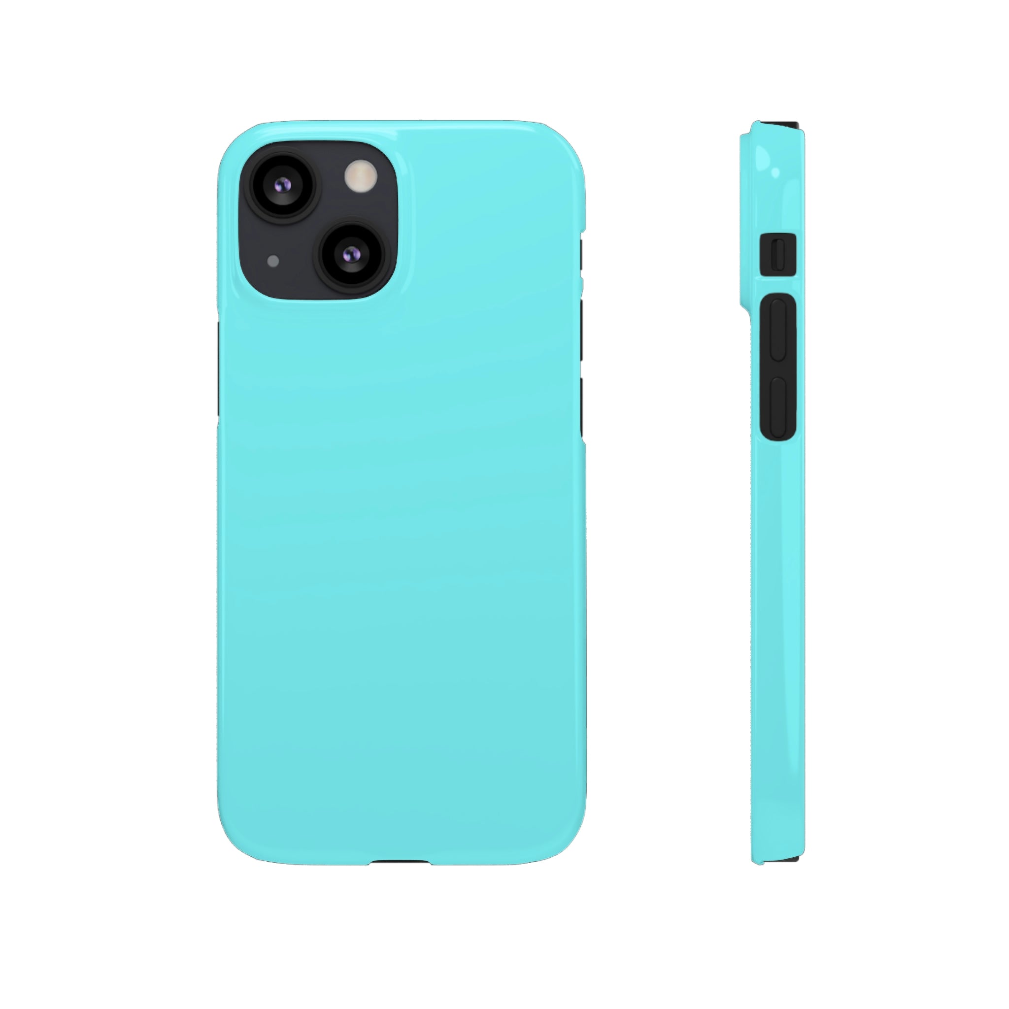 Electric Blue iPhone Case (Slim) iPhone 13 Mini Glossy Phone Case